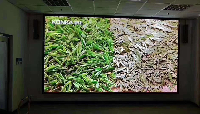 上海浦東新區(qū)某單位P1.56小間距顯示屏案例20平方